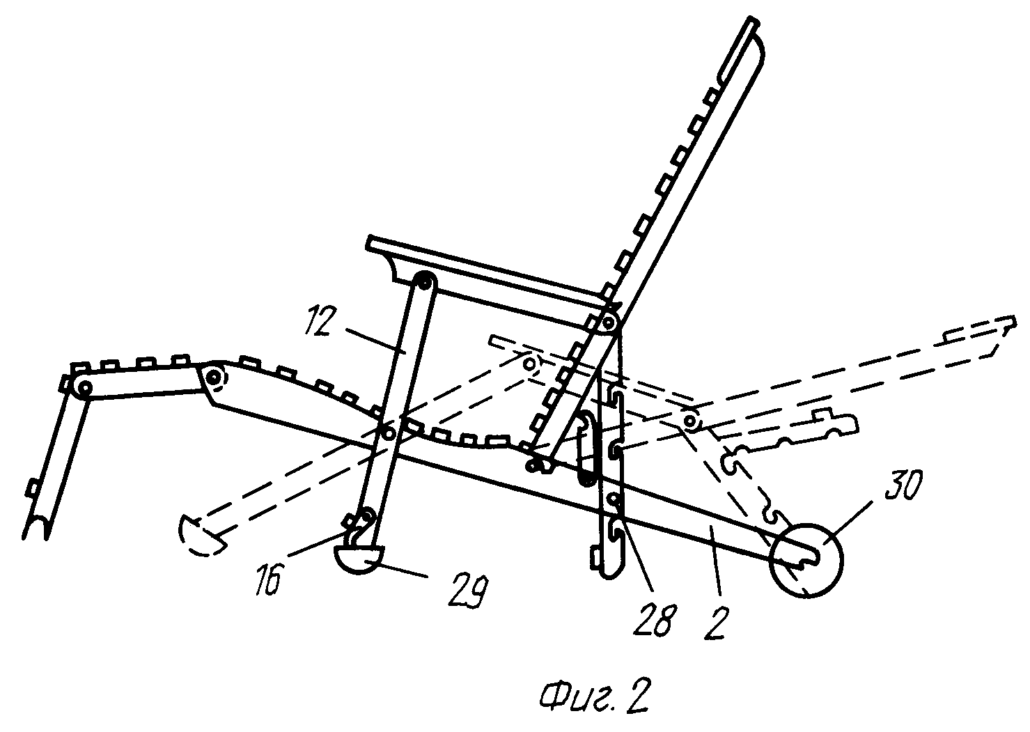 Кресло-качалка на маятниковом механизме чертежи схема