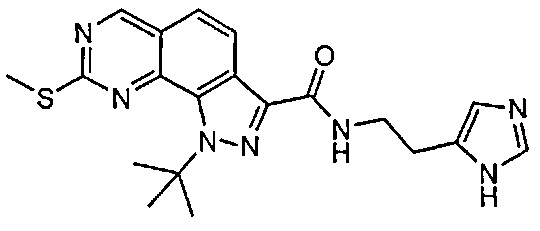1 трет бутил. 4-(2-Аминоэтил)-5-метилимидазол. Хиназолин. N метилпиперазин. Оксопропан.
